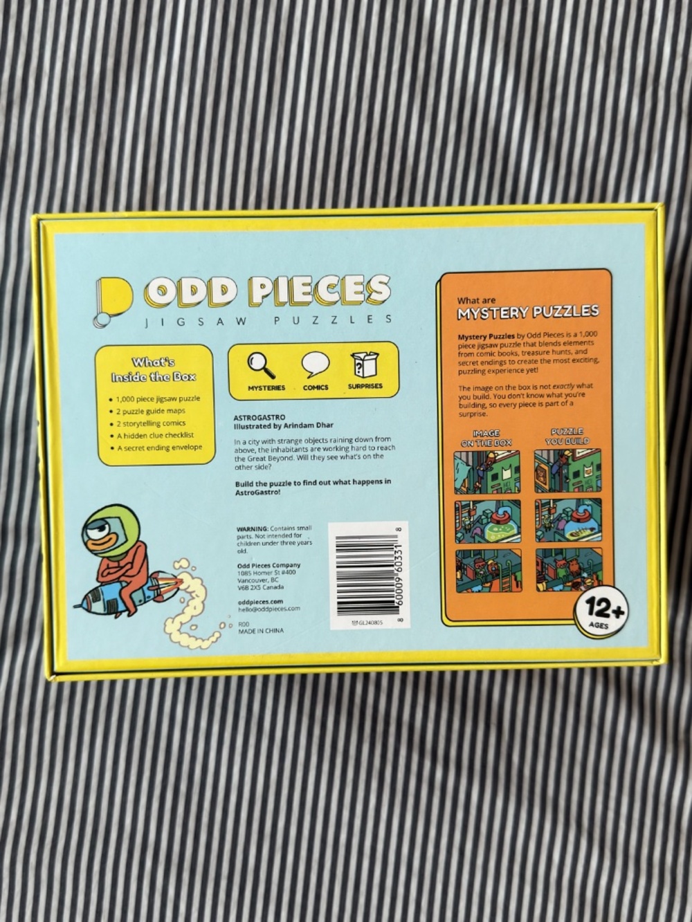 1000 piece Odd Pieces "Astro Gastro" jigsaw puzzle - Picture 2 of 3